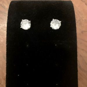 2 carat in size sterling sterling silver